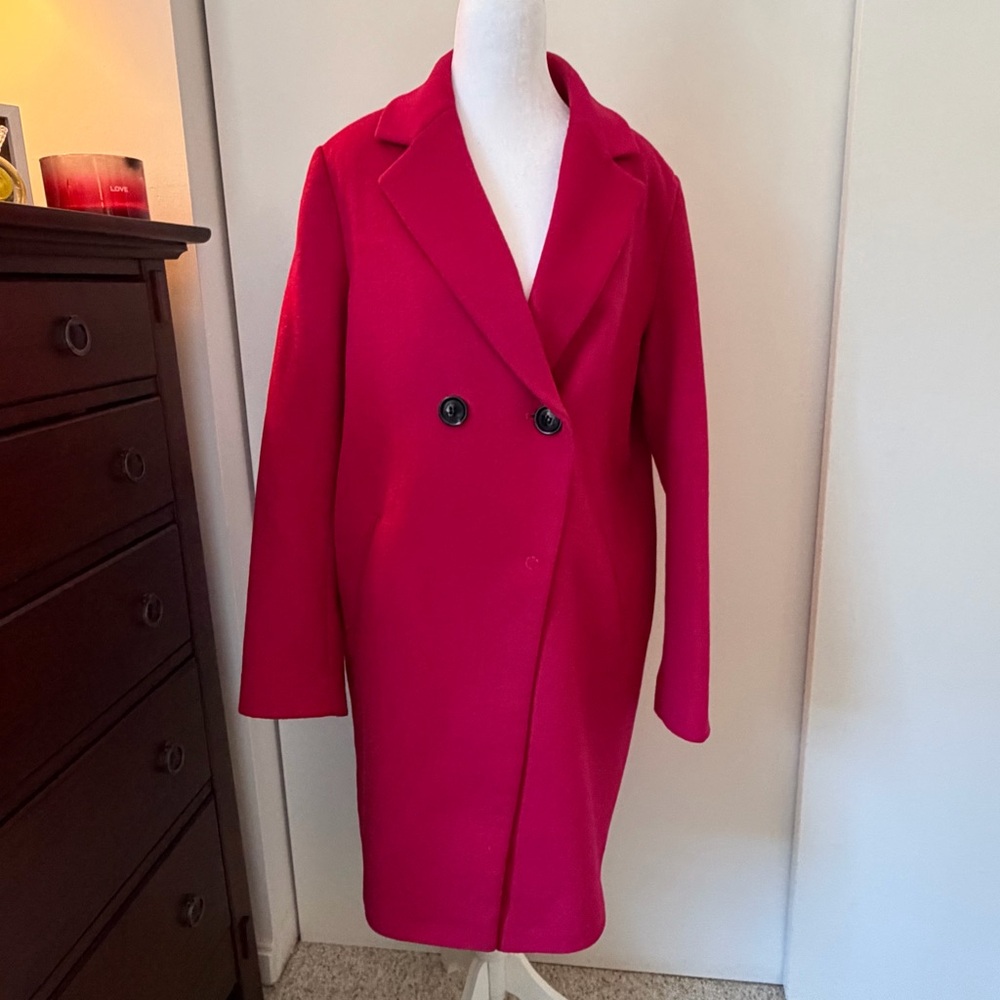 Sam Edelman Vibrant Fuchsia Winter Coat